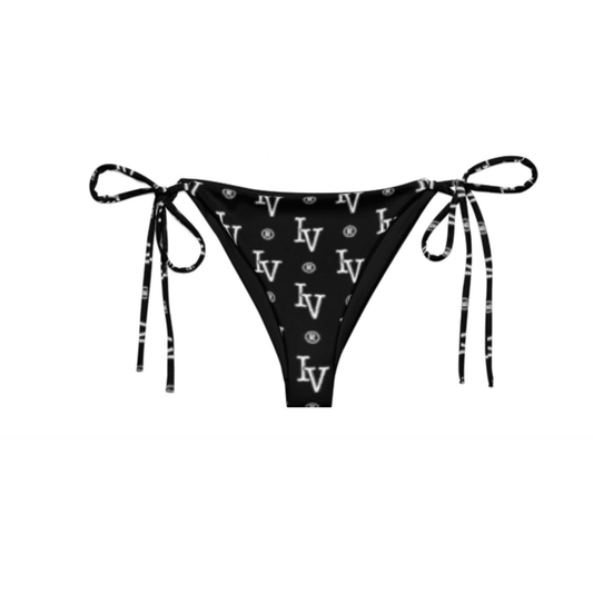 BLACK MONOGRAM BIKINI (BOTTOM)