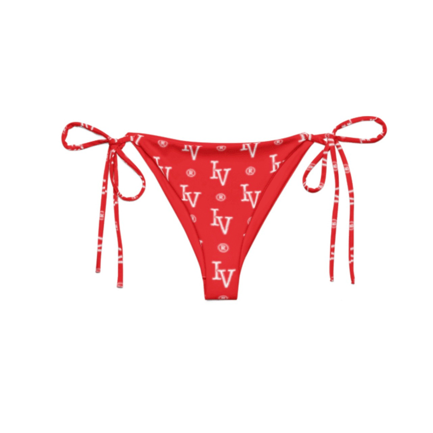 RED MONOGRAM BIKINI (BOTTOM)