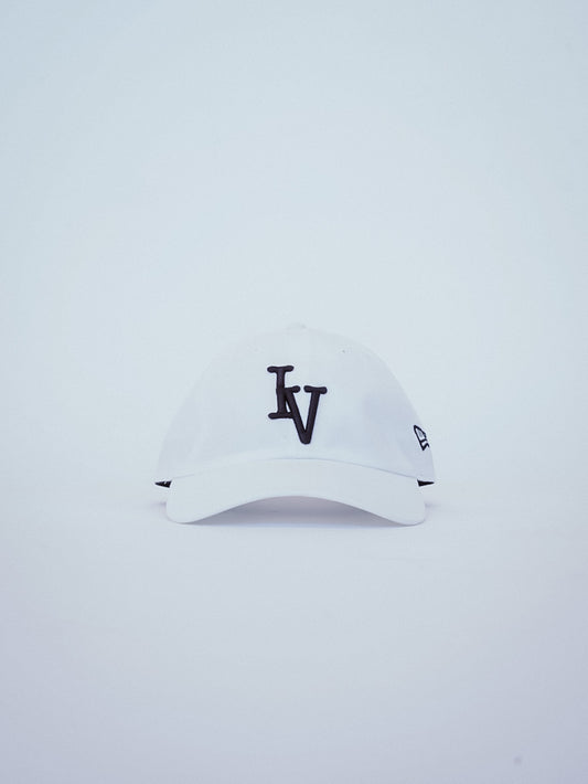 White Staple Dad Cap