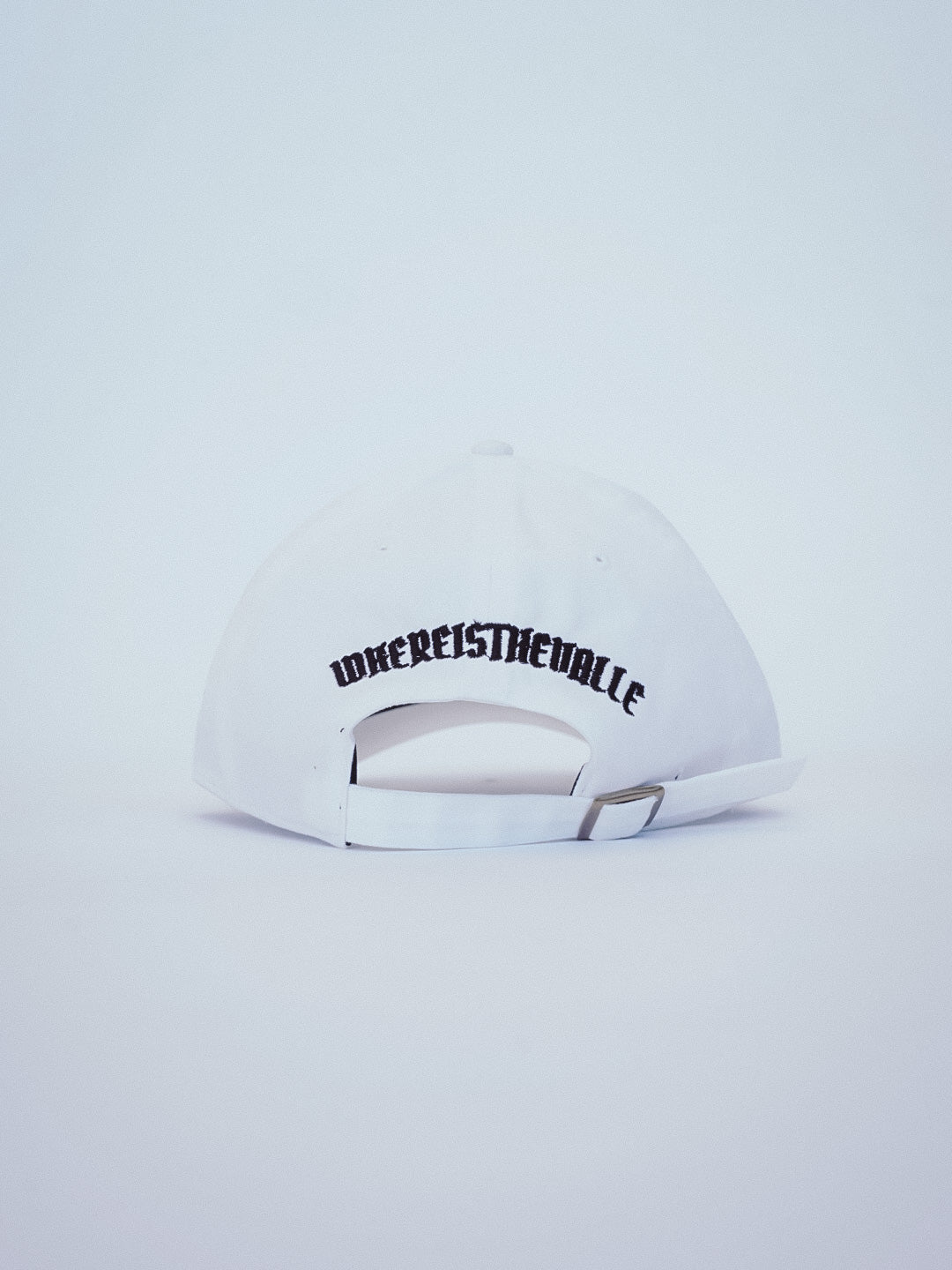 White Staple Dad Cap