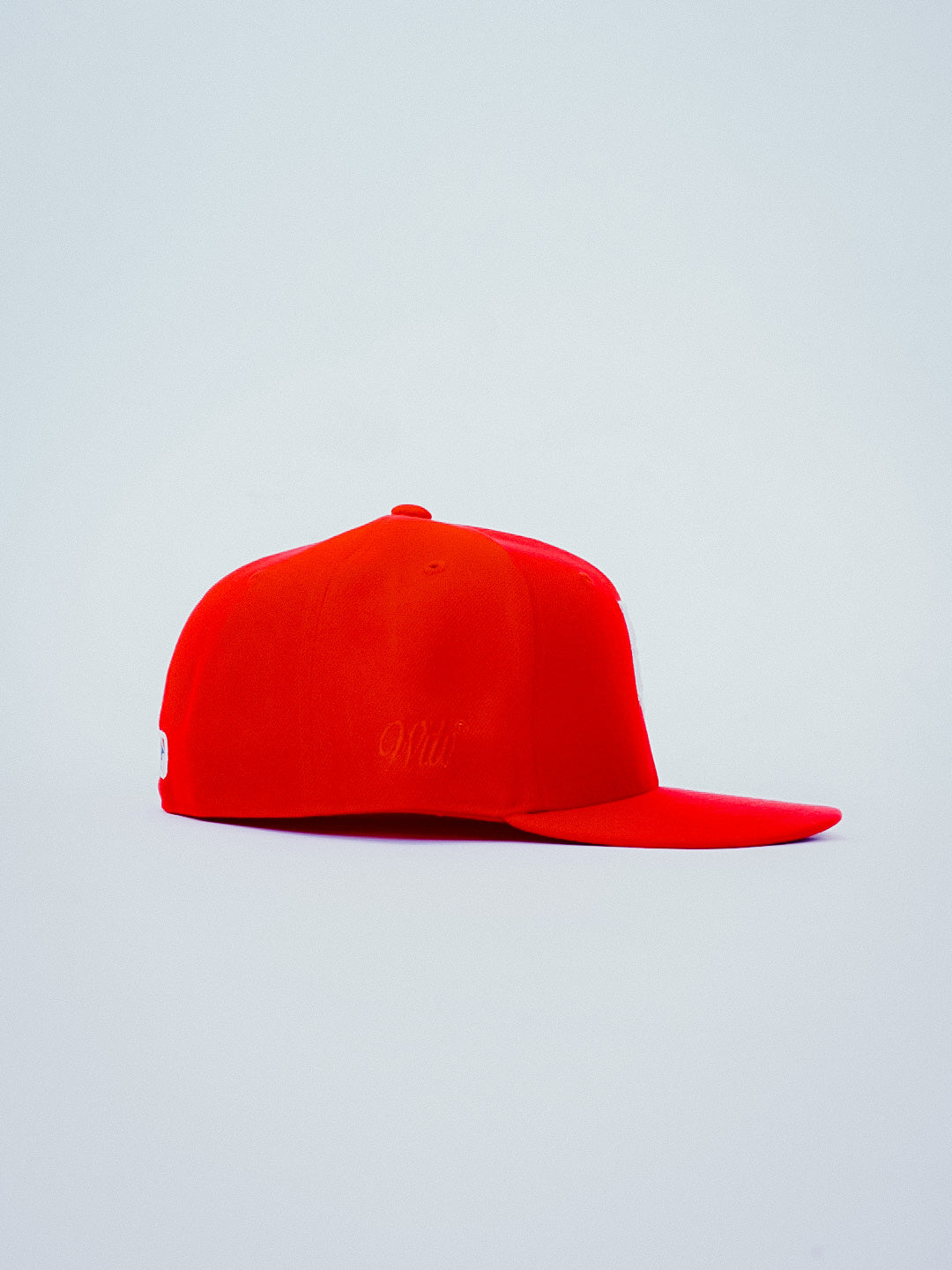 Red Staple Fitted Cap